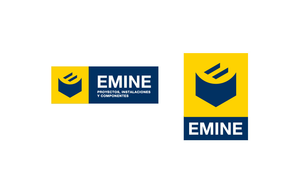 Identidad Visual de EMINE Proyectos, Instalaciones y Componentes