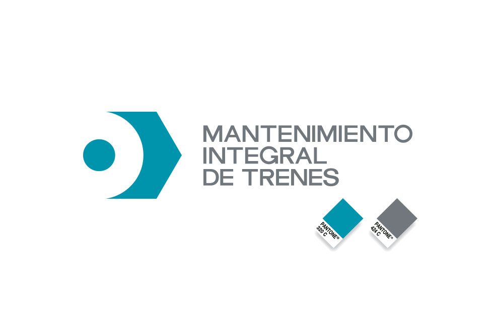 Imagen Corporativa UNE Mantenimiento Integral de Trenes RENFE (1995) Reparación y mantenimiento de trenes