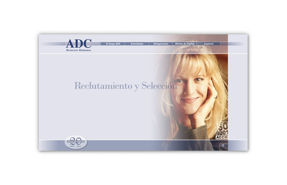Diseño Sitio Web ADC Recursos Humanos