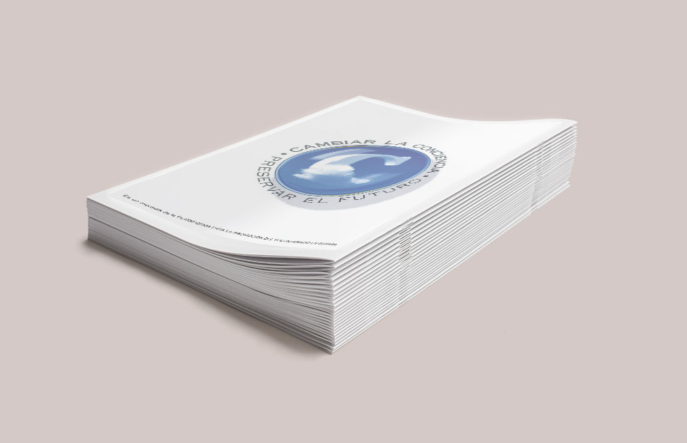 Infografía para contraportada revista Plataforma para el Voluntariado en España