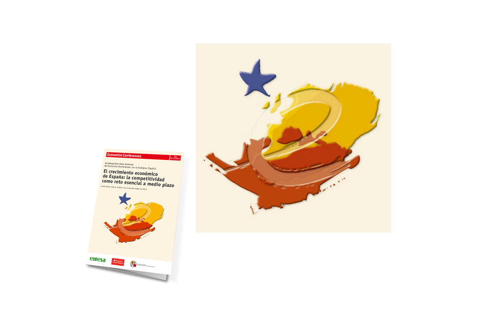 Ilustraciones para Economist Conferences con el gobierno español