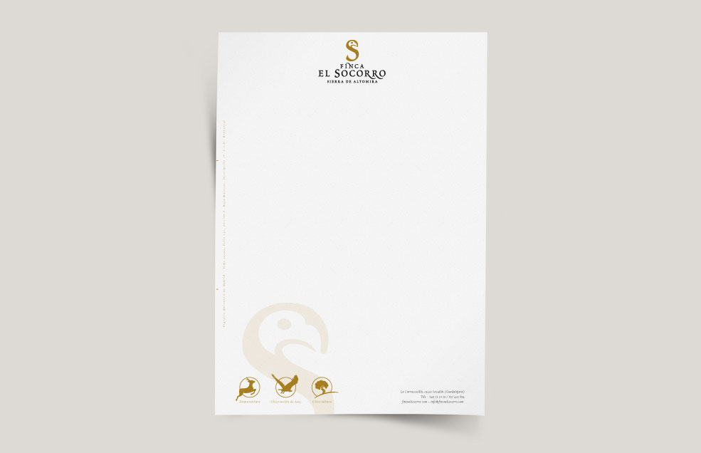 Identidad Visual de Finca El Socorro - Sierra de Altomira (Guadalajara)