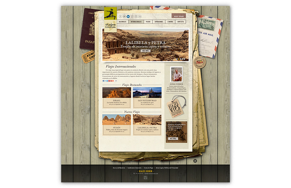 Diseño Sitio Web Viajes IVEREM
