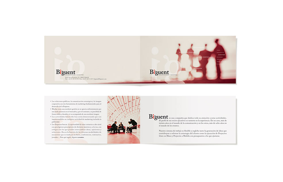 Imagen Corporativa de BIGUENT - Comunicación y Eventos