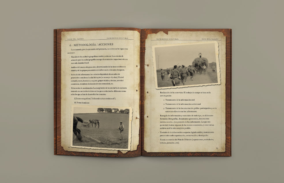 Diseño y Artes Finales Dossier Presentación Ecos del pasado (Memorias de tradición oral) - IVEREM