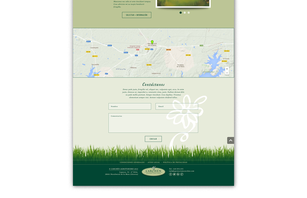 Diseño Sitio Web CARCHÉN Agroturismo