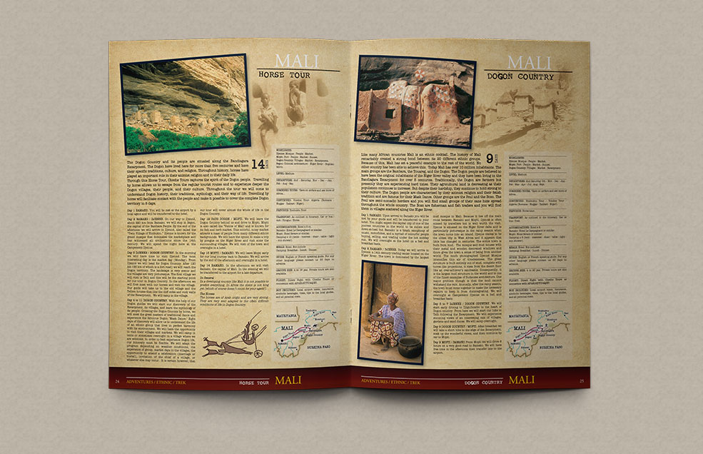 Diseño y Artes Finales Folleto / Catálogo de Viajes para la Agencia CHECHE TOURS