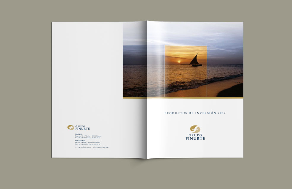 Diseño y Artes Finales Folleto / Dossier GRUPO FINURTE - Dossier de Productos de Inversión