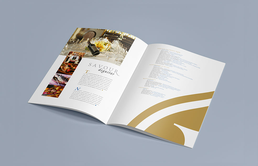 Diseño y Artes Finales Folleto de prestigio Hotel Intercontinental Mar Menor - Murcia (España)