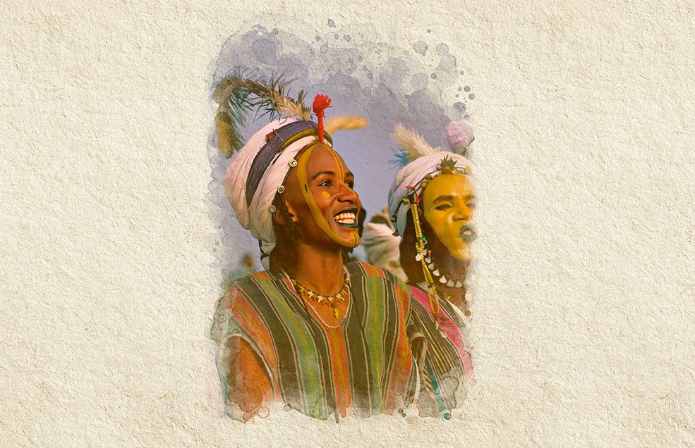 Infografías para catálogo de viajes África - Fulani Travel