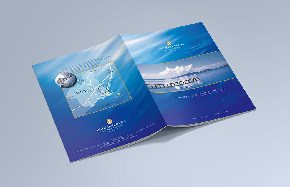 Diseño y Artes Finales Folleto de prestigio Hotel Intercontinental Mar Menor - Murcia (España)