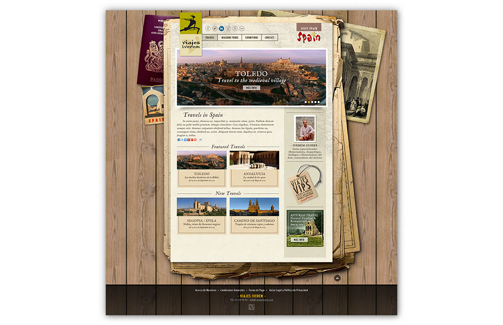 Diseño Sitio Web Viajes IVEREM