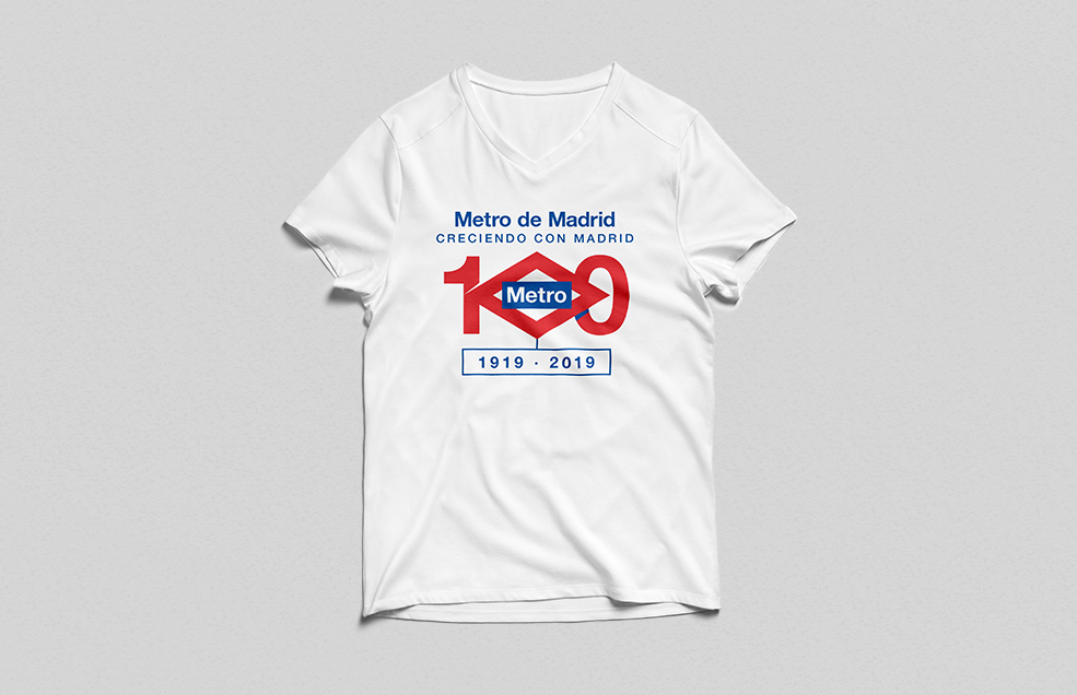 Finalista Concurso Logotipo 100 Años Metro de Madrid